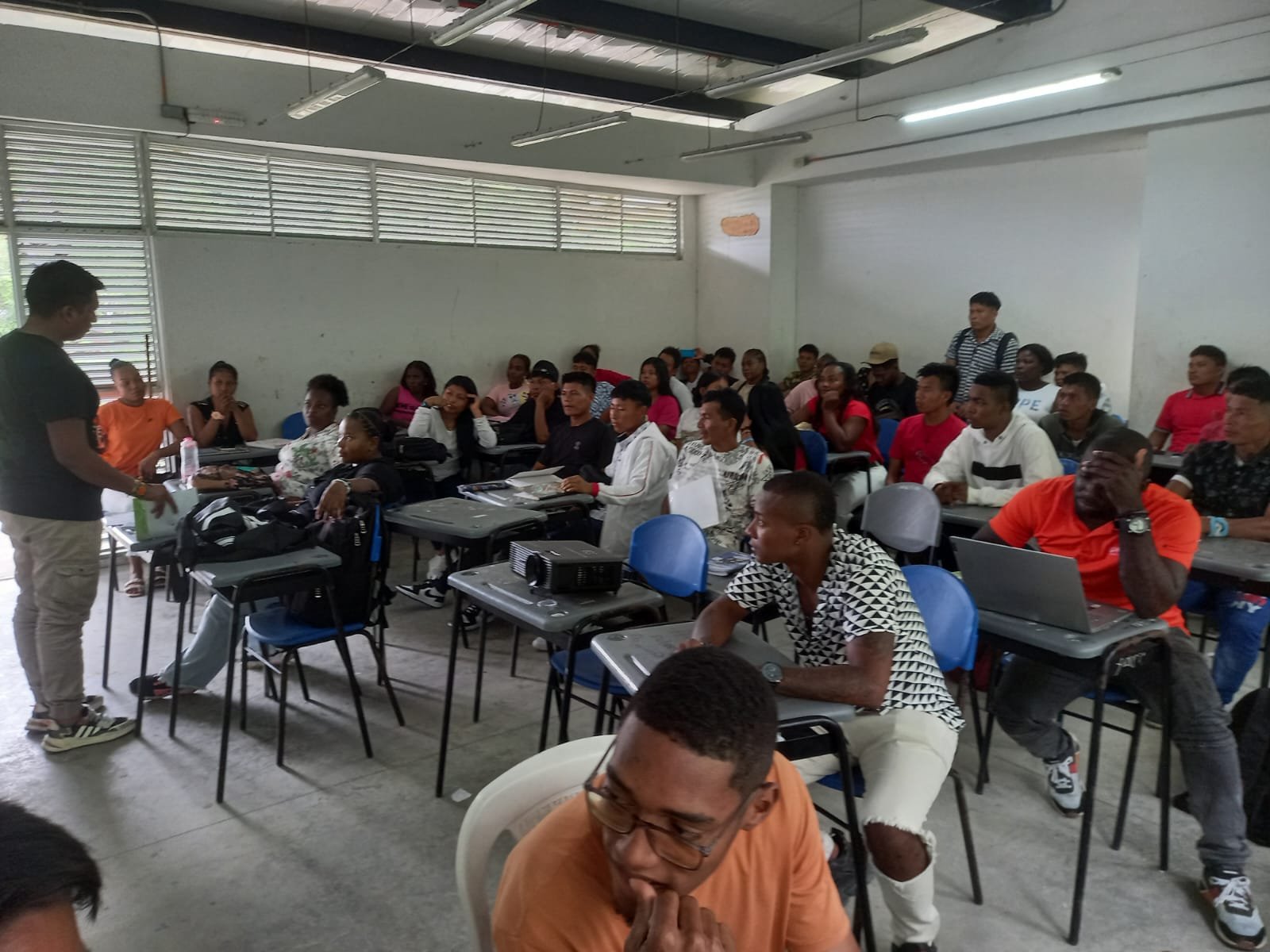 Estudiantes del Instituto Técnico Sueños del Baudó